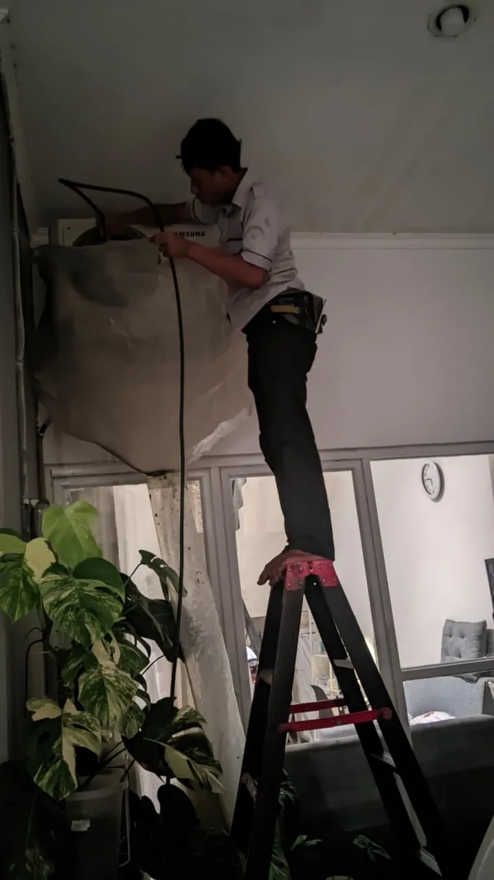 Cuci AC rumah Samsung